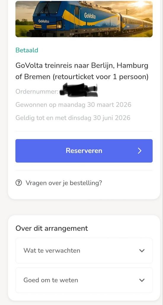 Go Volta 2 Tickets, Twee personen, Overige soorten