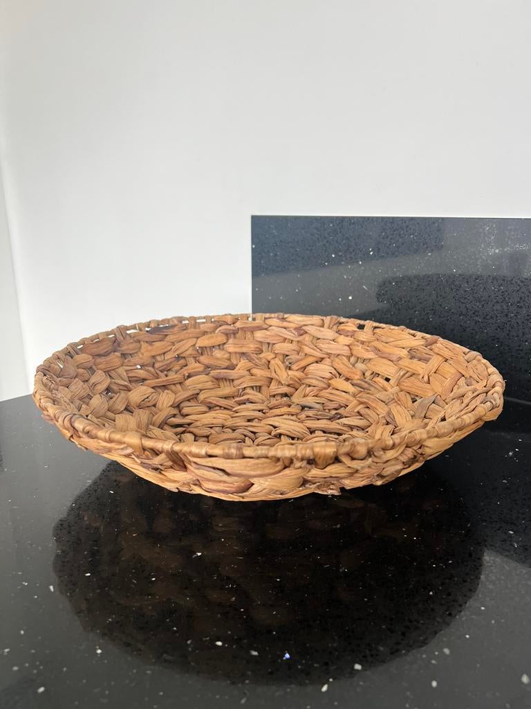 SENZA Hyacint Ondiepe Mand, Ophalen of Verzenden, Nieuw, Rond, Riet