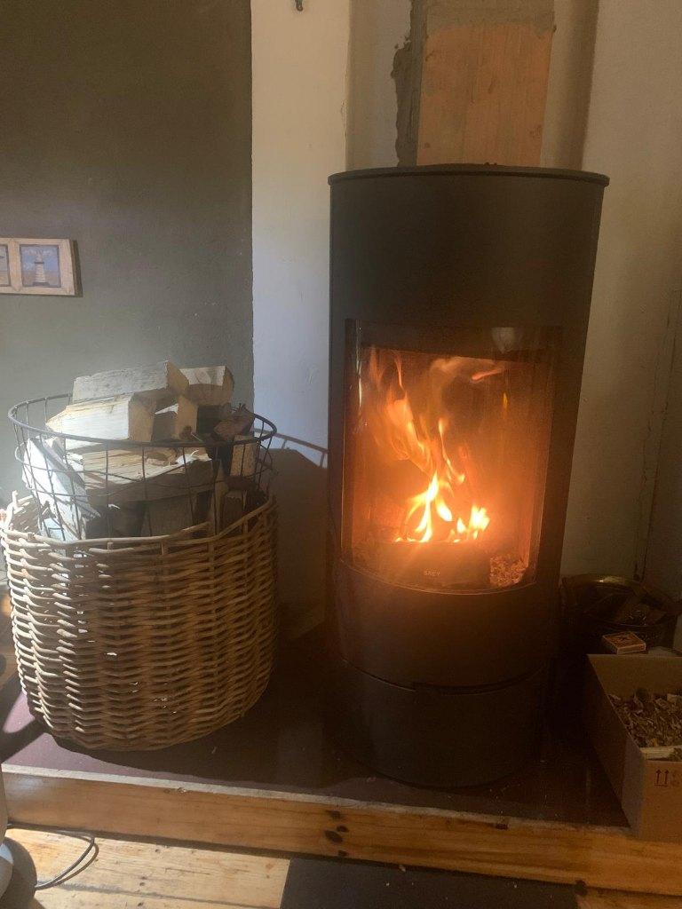 houtkachel, Ophalen, Gebruikt, Houtkachel, Vrijstaand