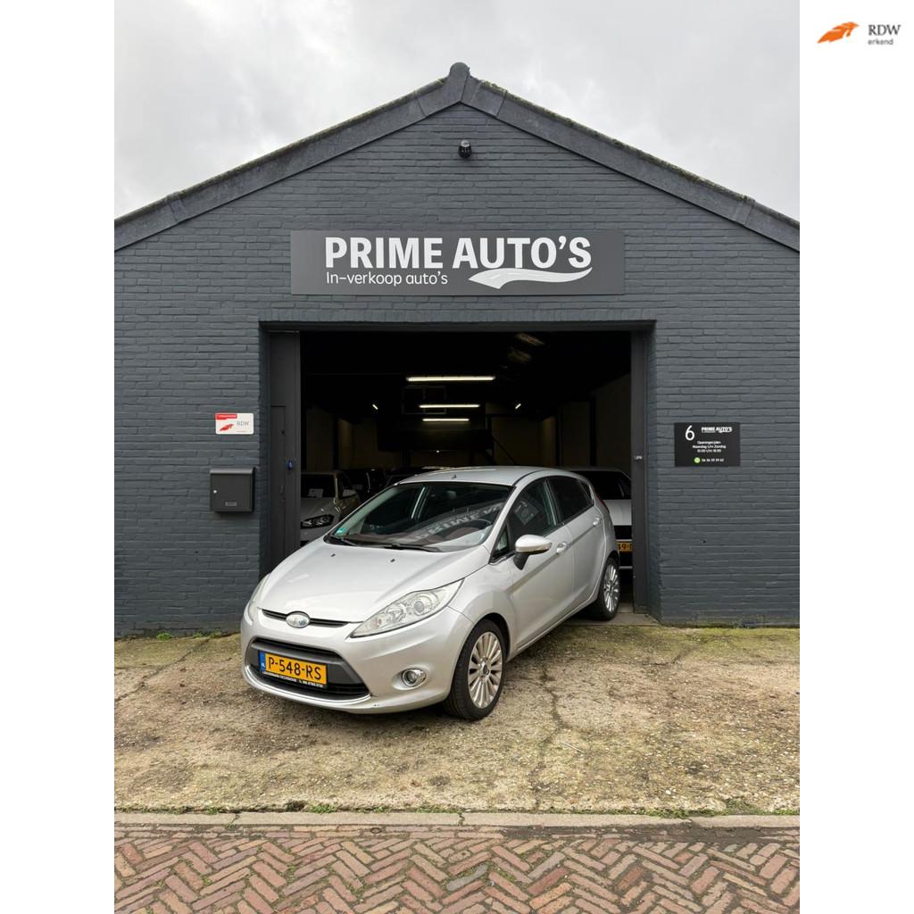 Ford Fiesta 1.4 Trend NWE Distr | Climate Control | 2009, Auto's, Voorwielaandrijving, Stof, Zwart, Bedrijf