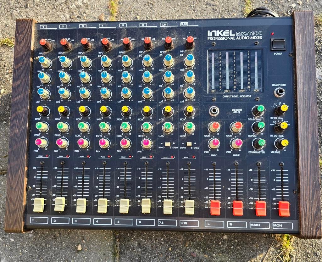 Inkel MX 1100 - 8-kanaals analoge mixer met BBD delay, Muziek en Instrumenten, Mengpanelen, Ophalen of Verzenden