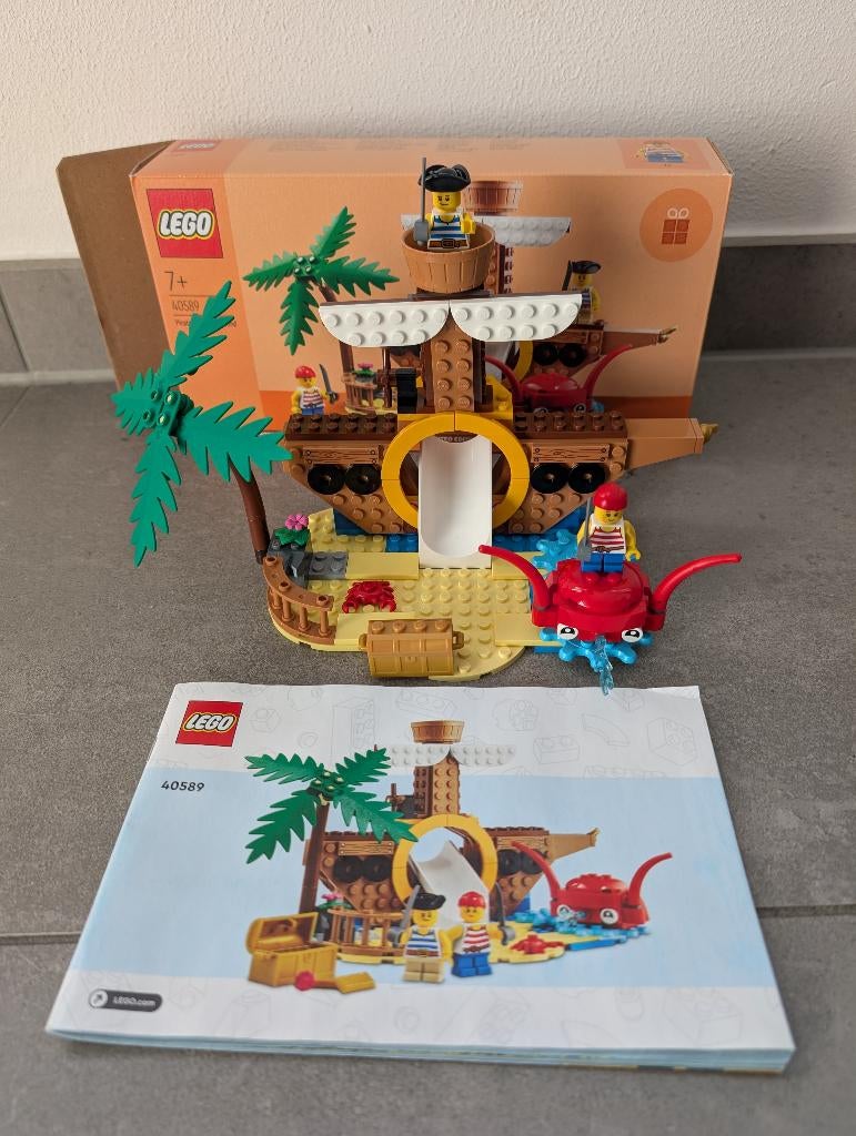 LEGO 40589 Limited edition - Piratenschip speeltuin, Ophalen of Verzenden, Zo goed als nieuw, Complete set, Lego