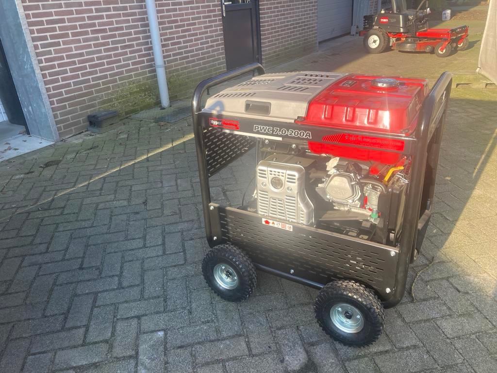 3-in-1 Combi Machine: Lasapparaat, Aggregaat & Compressor, Ophalen, Elektrisch startend, Benzine, Nieuw