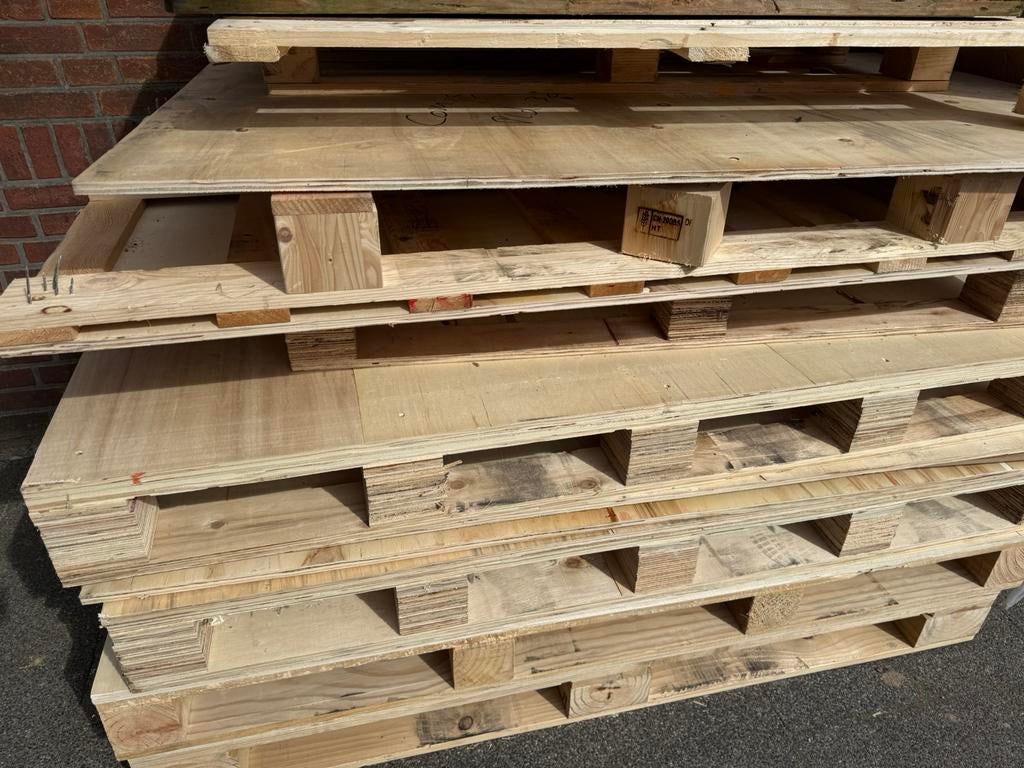 Gratis pallets, Ophalen, Zo goed als nieuw, 50 mm of meer, Pallet