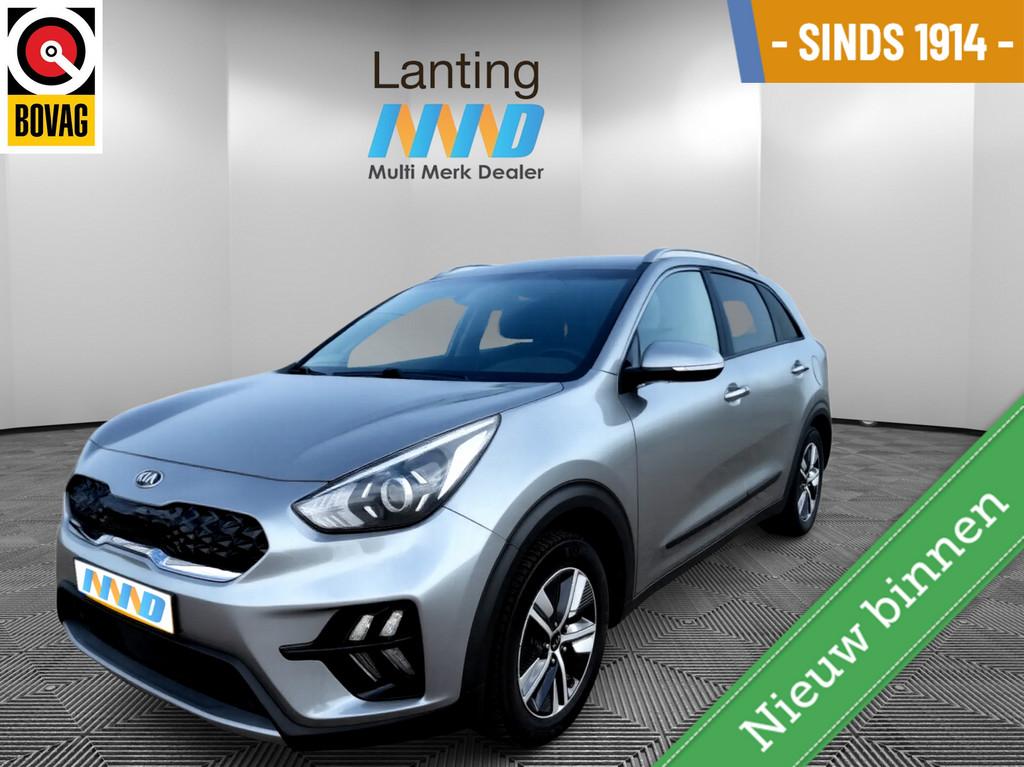 Kia Niro 1.6 GDi Hybrid ExecutiveLine, Gebruikt, Met garantie (alle), Leder en Stof, Origineel Nederlands