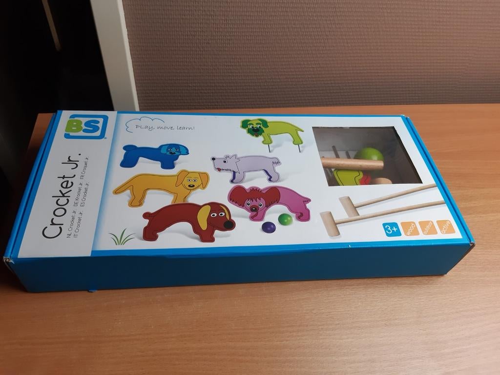 Midgetgolf (crocketset), Ophalen, Gebruikt, 2 tot 4 jaar, Van hout