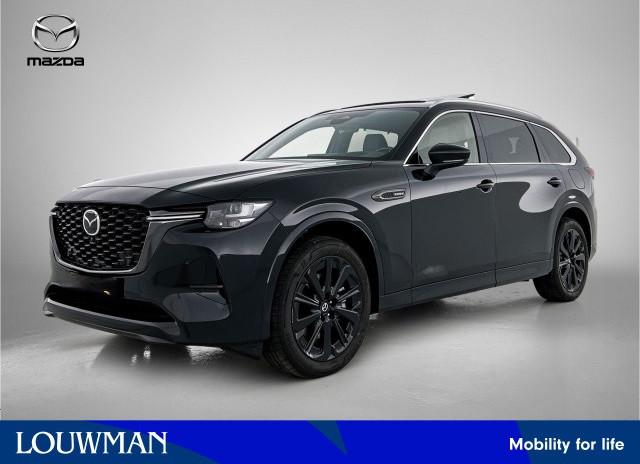 Mazda CX-80 2.5 e-SkyActiv PHEV Homura Plus | 7-Persoons |, Auto's, Mazda, Automaat, 12 maanden, Zwart, 4 cilinders