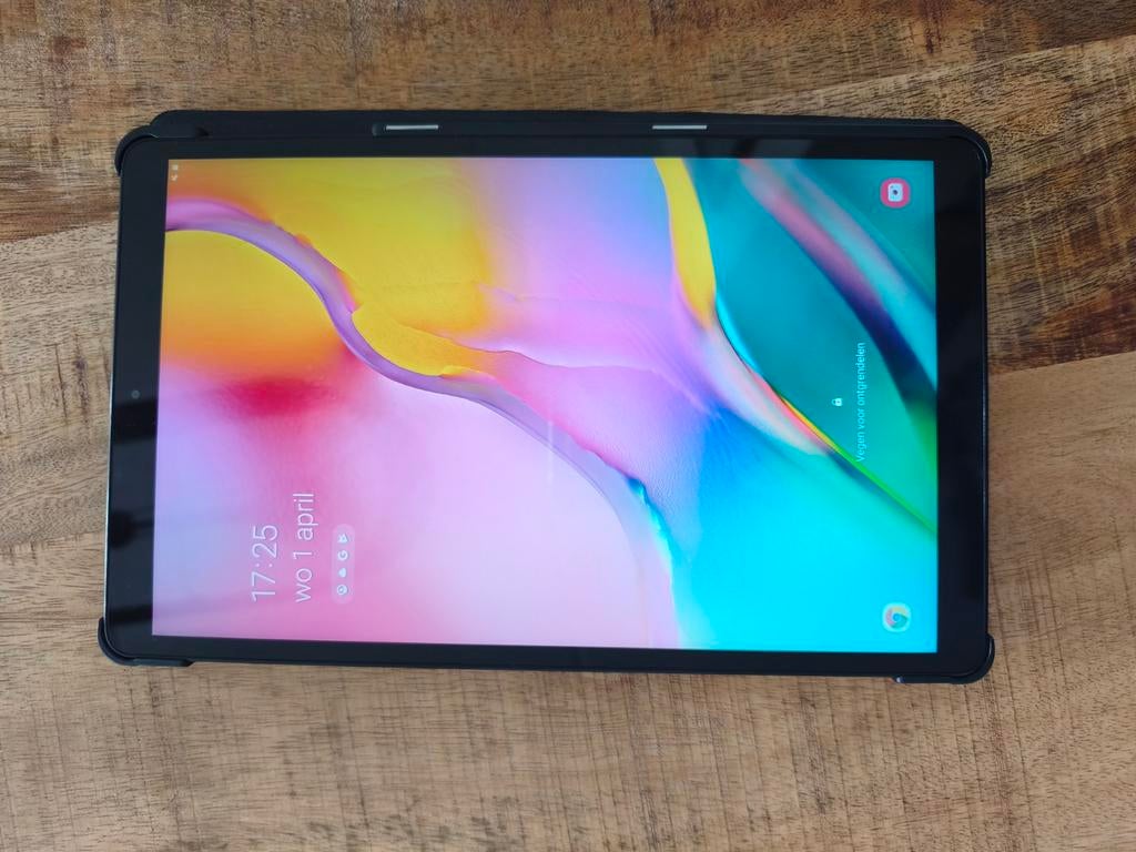 Samsung Tab Tablet in mooie hoes! Zo goed als nieuw!, Computers en Software, Android Tablets, Ophalen of Verzenden, Zo goed als nieuw