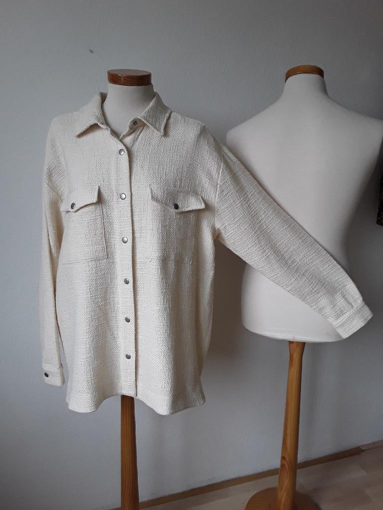 Ecru jasje/blouse van Anna mt xxl (44/46), Anna van Toor, Beige, Maat 46/48 (XL) of groter, Ophalen of Verzenden