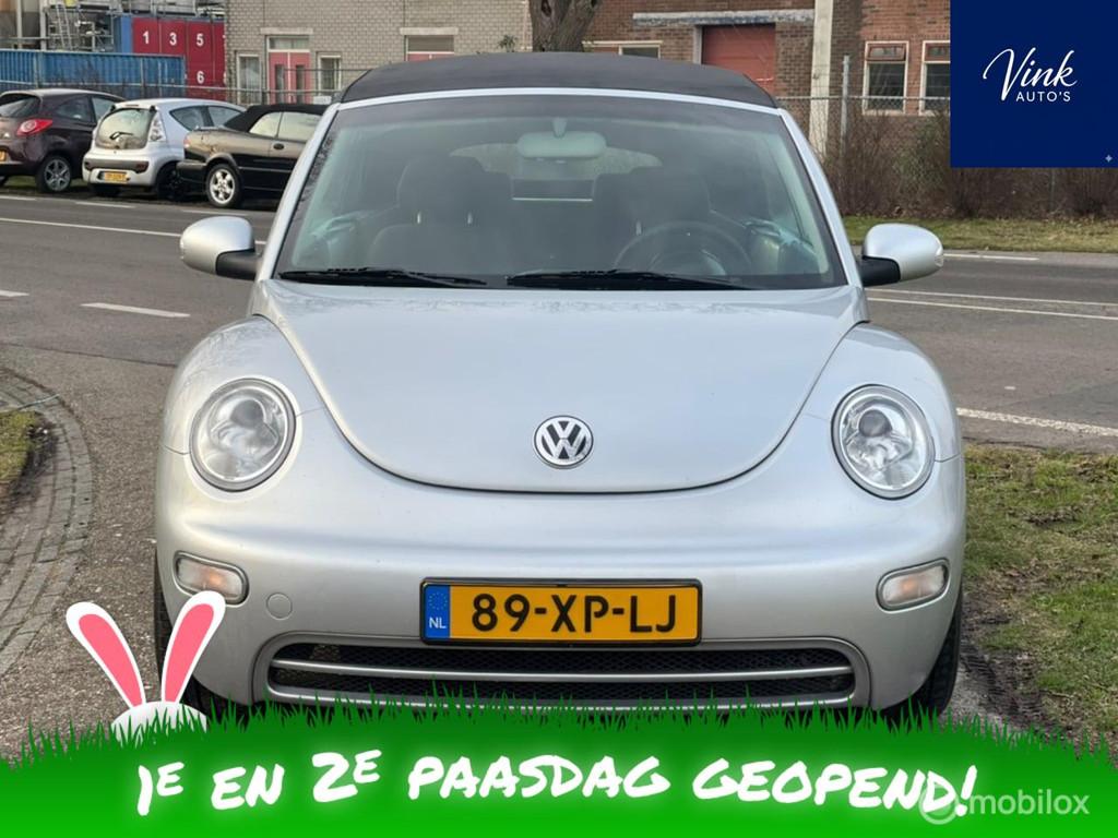 Volkswagen New Beetle Cabriolet 1.6 Highline, Auto's, Stof, Gebruikt, Beetle (Kever), 4 cilinders