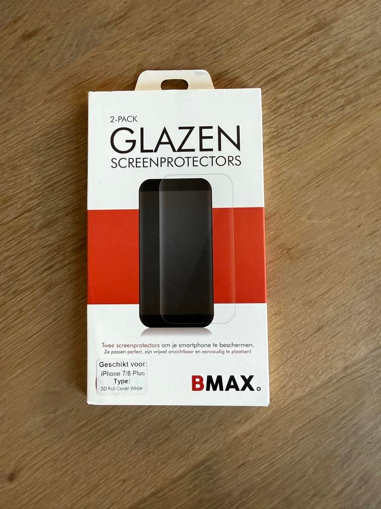 Glazen Screenprotectors iPhone 7/8 Plus, IPhone 7 Plus, Overige merken, Nieuw, Ophalen of Verzenden