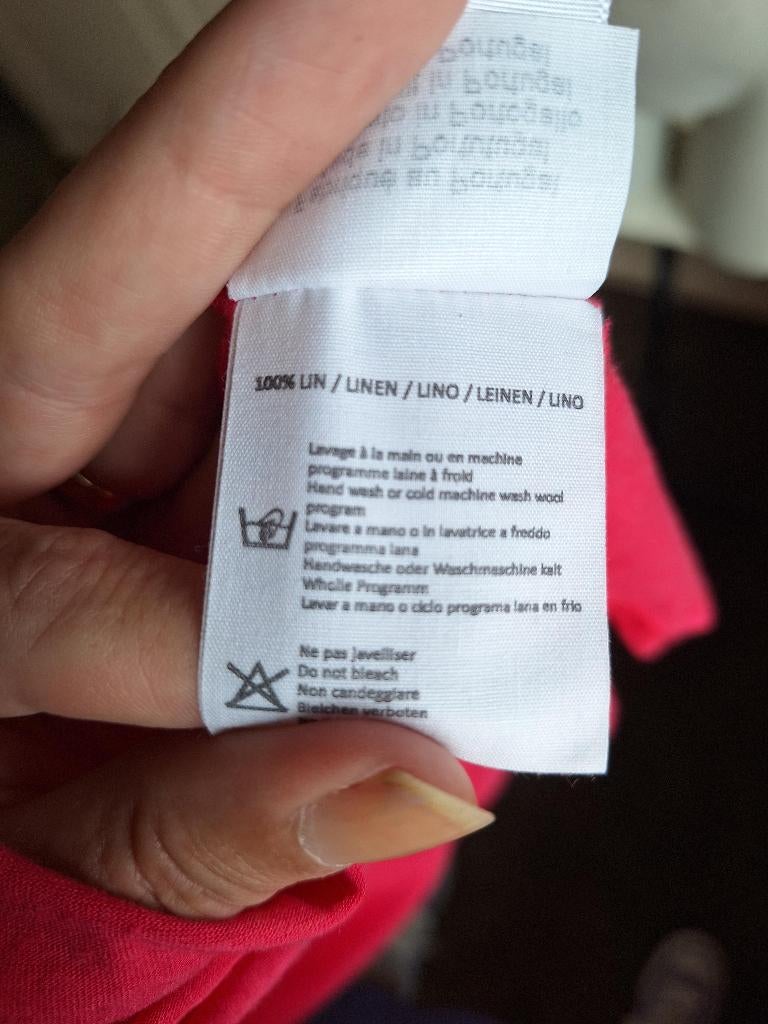 Absolut Cashmere lange hard roze jurk L, Verzenden, Maat 42/44 (L), Zo goed als nieuw, Roze