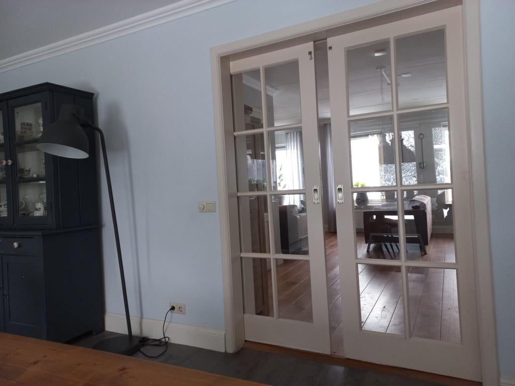 Schuifdeuren en suite, Ophalen, Gebruikt, Binnendeur, 200 tot 215 cm