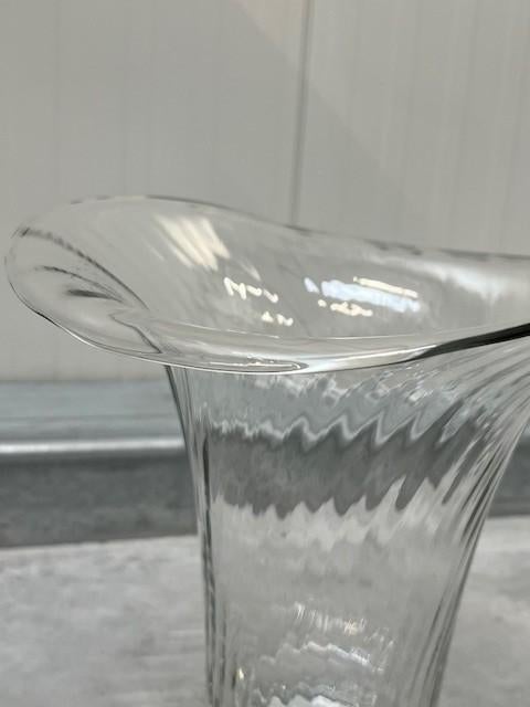 Peill & Putzler vaas vintage design retro kristal glas vase, Gebruikt, Overige kleuren, Peill & Putzler, Ophalen of Verzenden