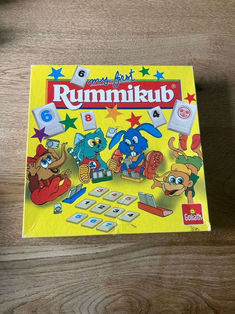 Rummikub Junior - Mijn Eerste Rummikub Spel voor Kinderen, Hobby en Vrije tijd, Gezelschapsspellen | Bordspellen, Gebruikt, Drie of vier spelers