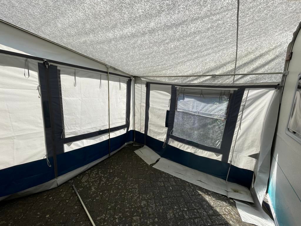 Goldcamp Admiraal 2.75 voortent met stalen frame maat 13, Caravans en Kamperen, Tenten, Ophalen, Gebruikt