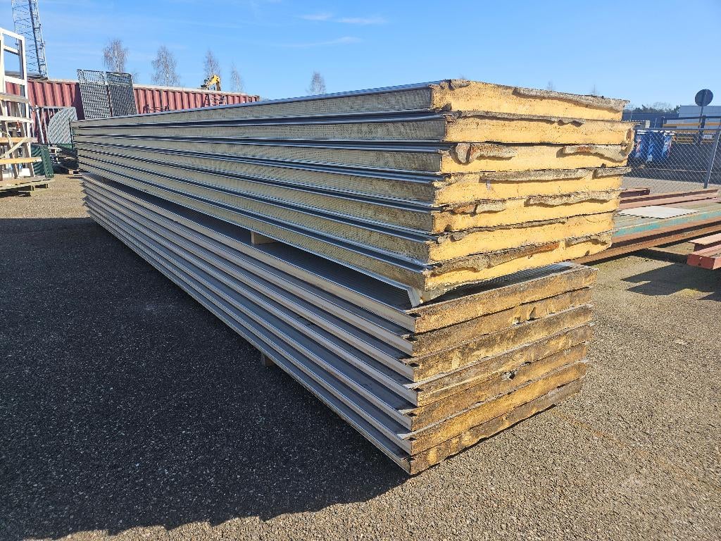 Partij sandwich panelen wand panelen ( 248 ), Ophalen, Gebruikt, Nvt, Nvt