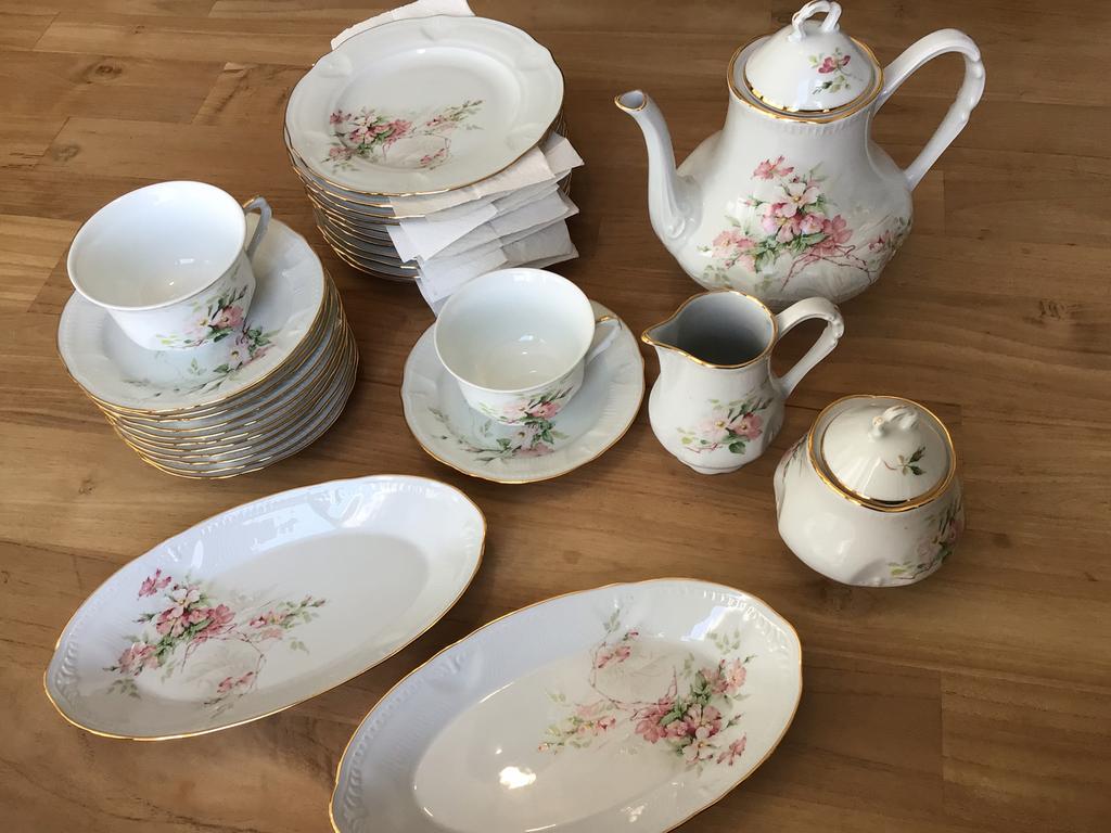 Prachtig Limoges France porselein servies — 30 delen, Ophalen of Verzenden