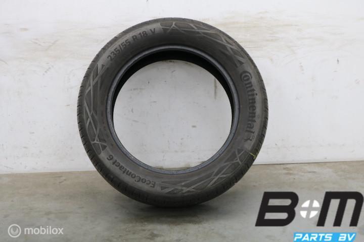 1 x 2355518 100V Conti EcoContact 6 met 4mm 235 55 18, Gebruikt, Band(en)
