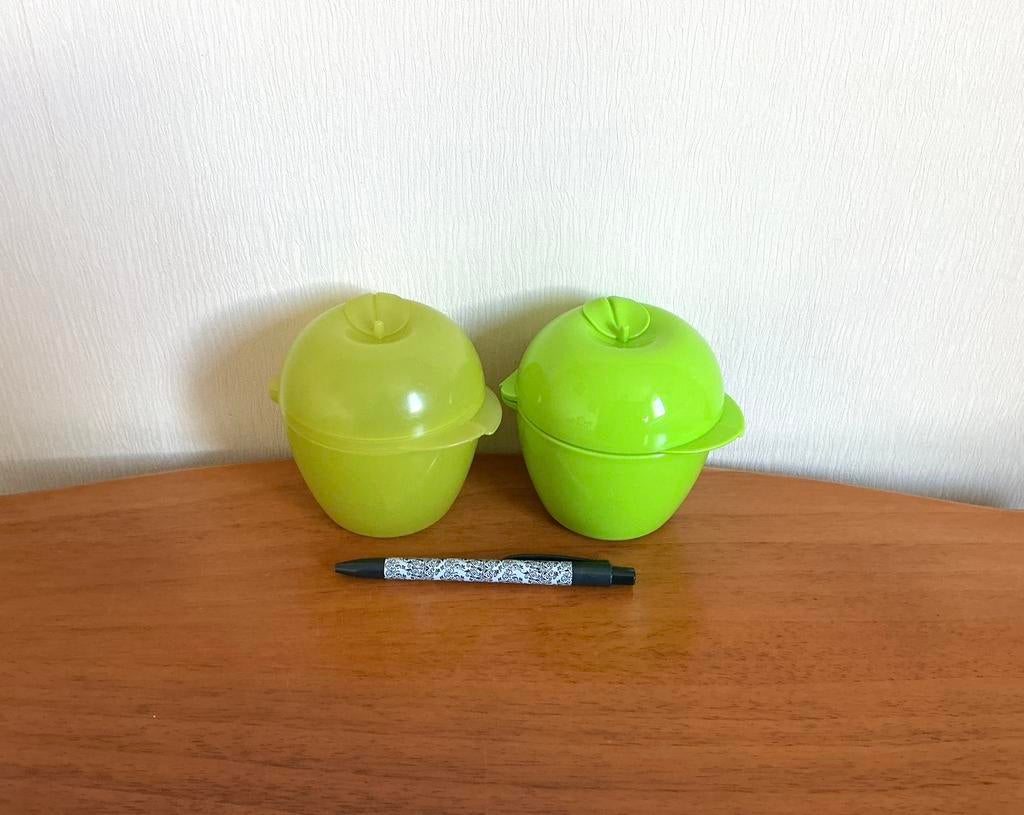 Tupperware 2 x Appel Fruitbakje Bewaarbakje v.a. €4,00., Ophalen of Verzenden