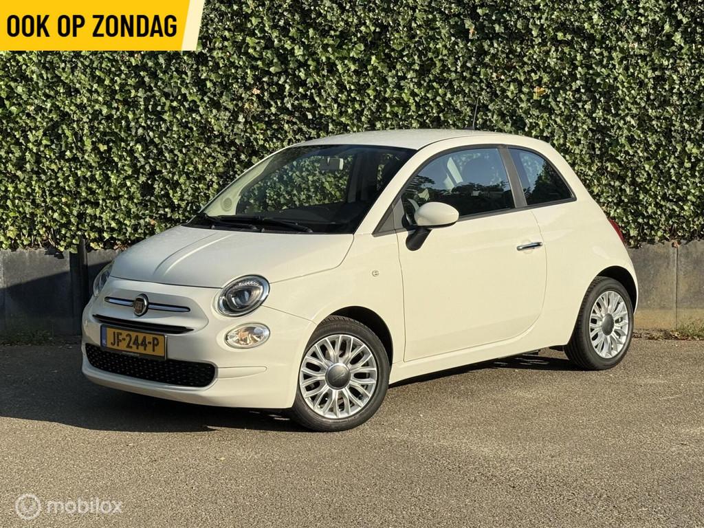 Fiat 500 0.9 TwinAir Turbo Popstar | Automaat | Airco | LMV, Auto's, Stof, Start-stop-systeem, Wit, Origineel Nederlands