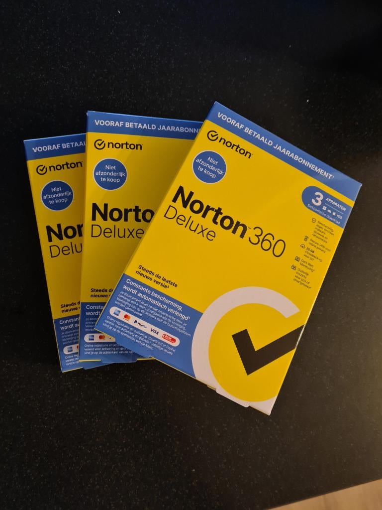 1 jaar norton 360 de luxe op meerdere apparaten gebruiken, Computers en Software, Antivirus- en Beveiligingssoftware, Ophalen of Verzenden
