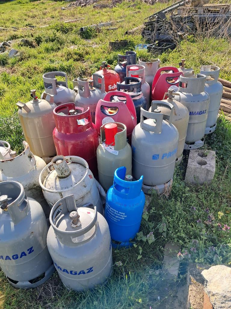gasflessen 5 kg en 11 kg, Ophalen, Gebruikt