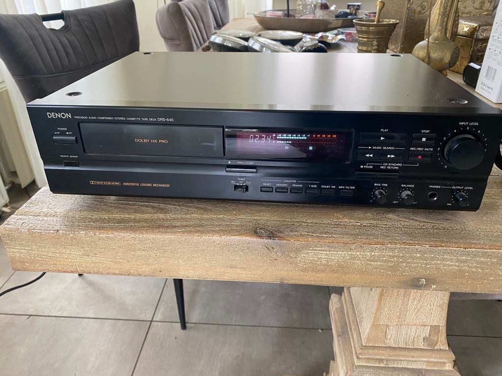 Denon DSR640 cassettedeck HX pro, Audio, Tv en Foto, Ophalen of Verzenden, Overige merken