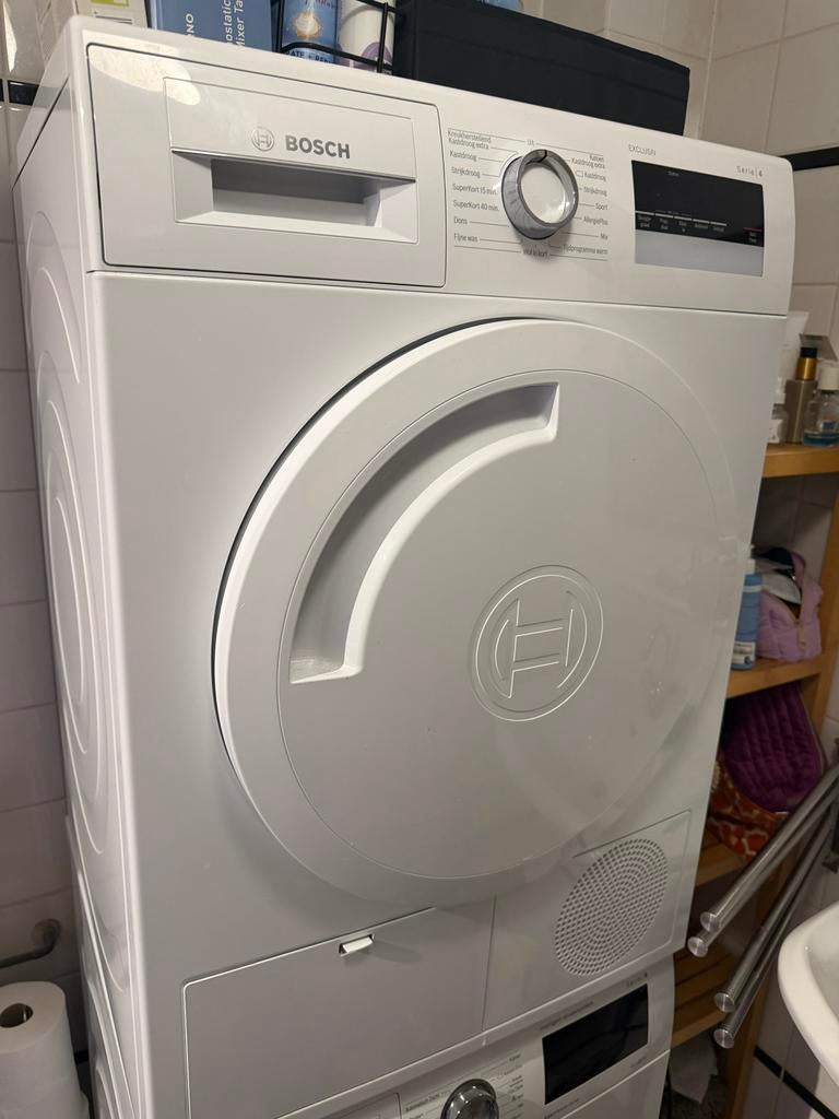 Bosch Serie 4 Exclusiv droger - Nette staat, veel programma', Wolprogramma, 6 tot 8 kg, Gebruikt, Ophalen of Verzenden