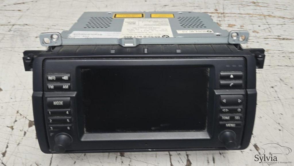 Navigatiescherm BMW 3 serie E46 65526971855 6971855, Gebruikt, -, -, Ophalen of Verzenden