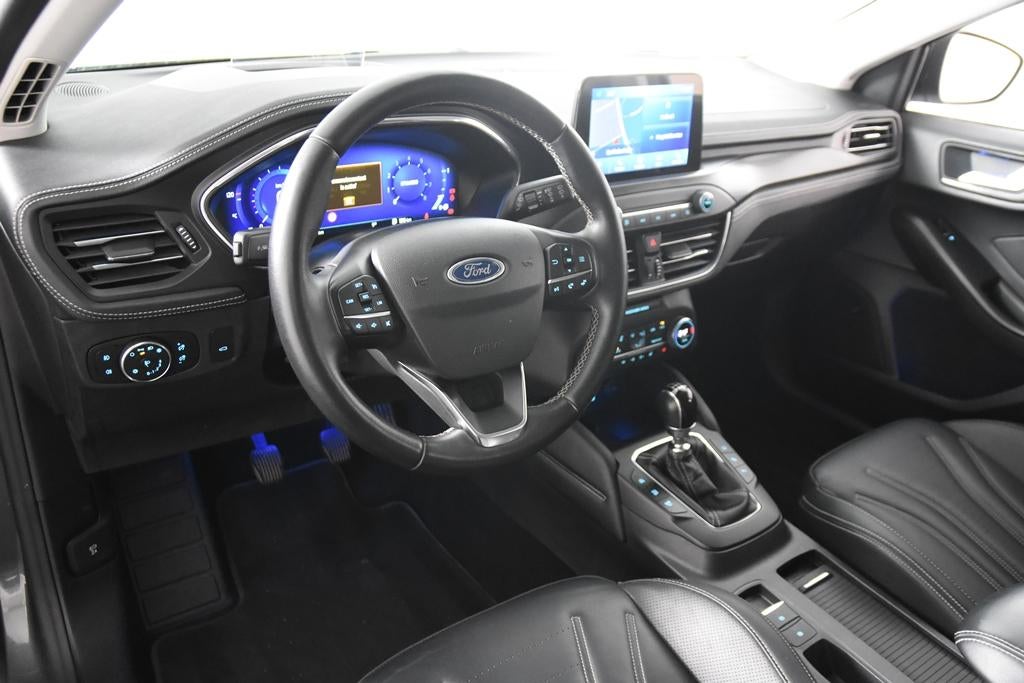 Ford FOCUS Wagon Vignale *1ste Eigenaar*Leer*Navigatie*Keyle, Auto's, Ford, Stof, Gebruikt, 19 km/l, Zilver of Grijs