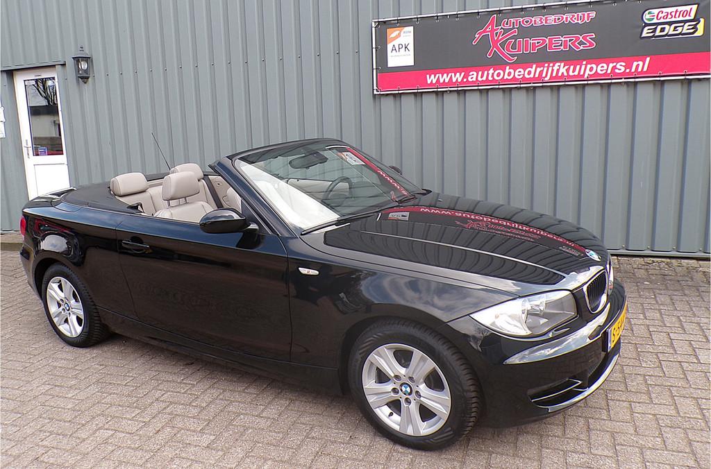 BMW 1 Serie Cabrio 118i High Executive Cruise.Airco.Lm.velge, Auto's, 1-Serie, Euro 5, Beige, Cabriolet