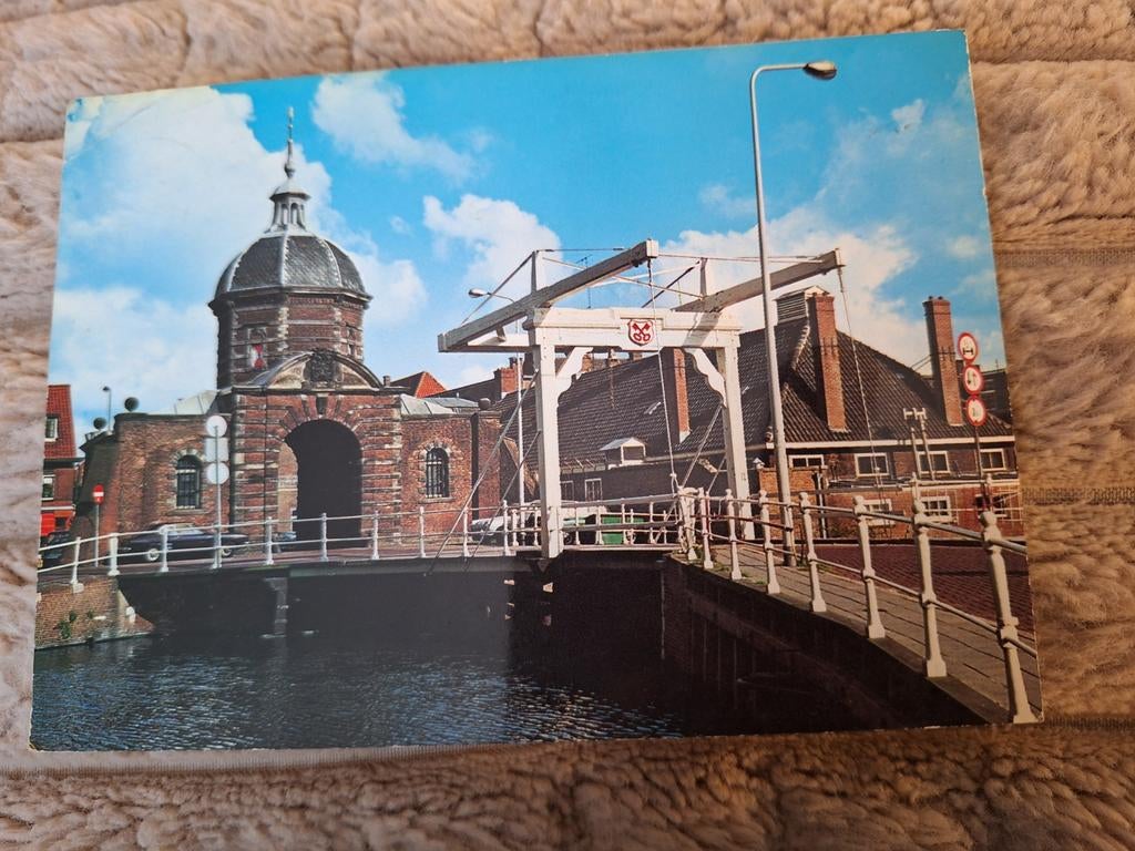 Leiden ansichtkaart, Verzamelen, Ansichtkaarten | Nederland, Ophalen of Verzenden, 1960 tot 1980, Gelopen, Zuid-Holland