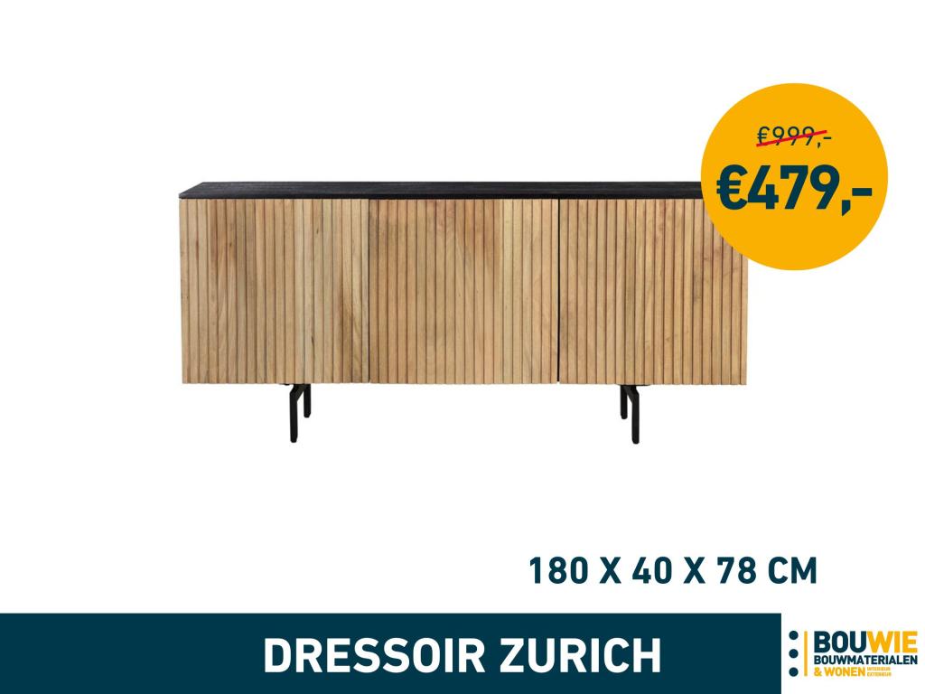 Dressoirs / Tv-meubels / Kasten | GOEDKOPE MEUBELS | OP=OP, Industrieel, robuust, Verzenden, 150 tot 200 cm, Niet ingevuld