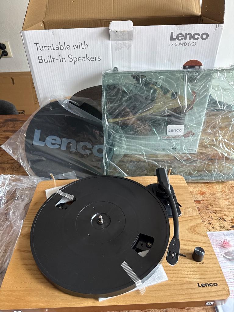 Lenco Platenspeler - Ingebouwde Speakers - Auto-stop - USB, -, -, Ophalen of Verzenden, Zo goed als nieuw
