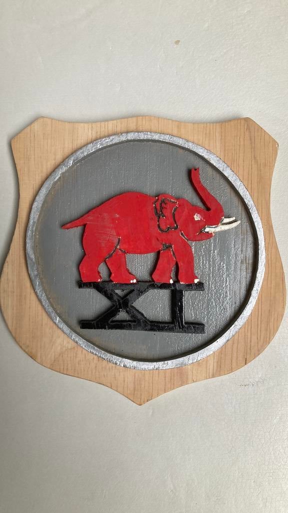 KNIL 11e Bataljon Gadja Merah, Ophalen of Verzenden, Landmacht, Nederland, Embleem of Badge