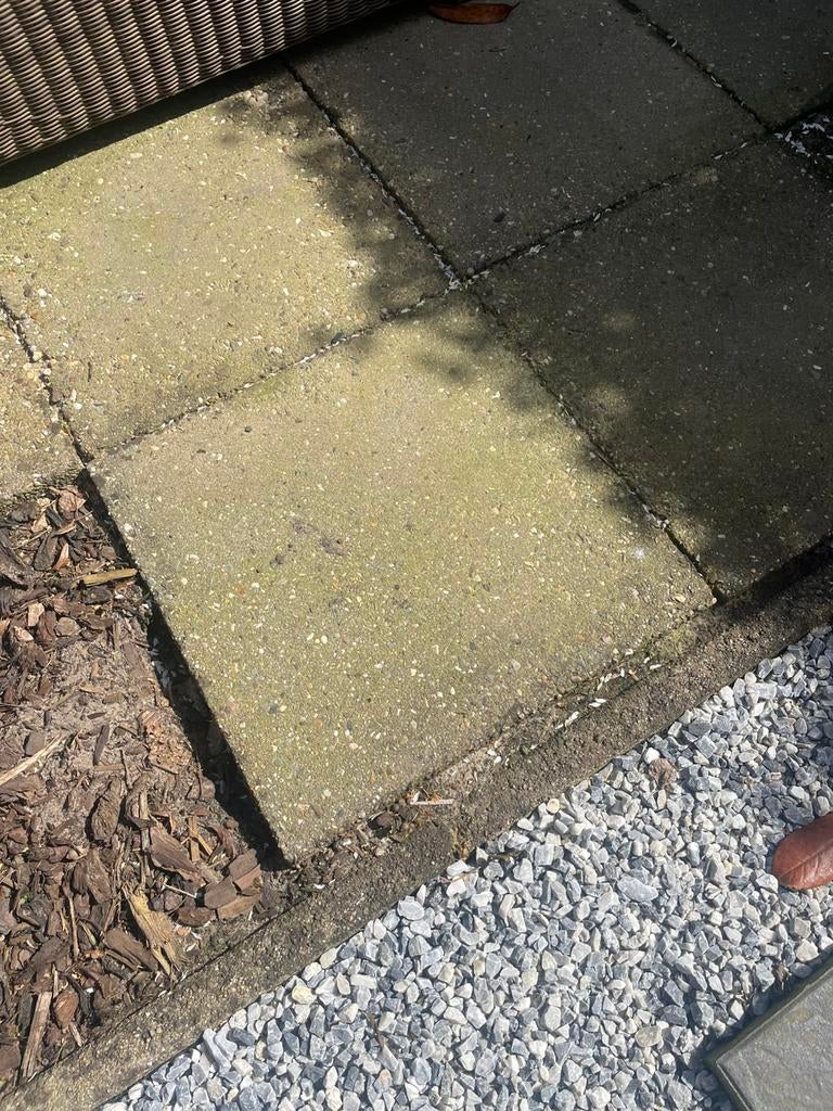 GRATIS grind tegels, Tuin en Terras, Tegels en Klinkers, Ophalen, Gebruikt, Beton, Terrastegels