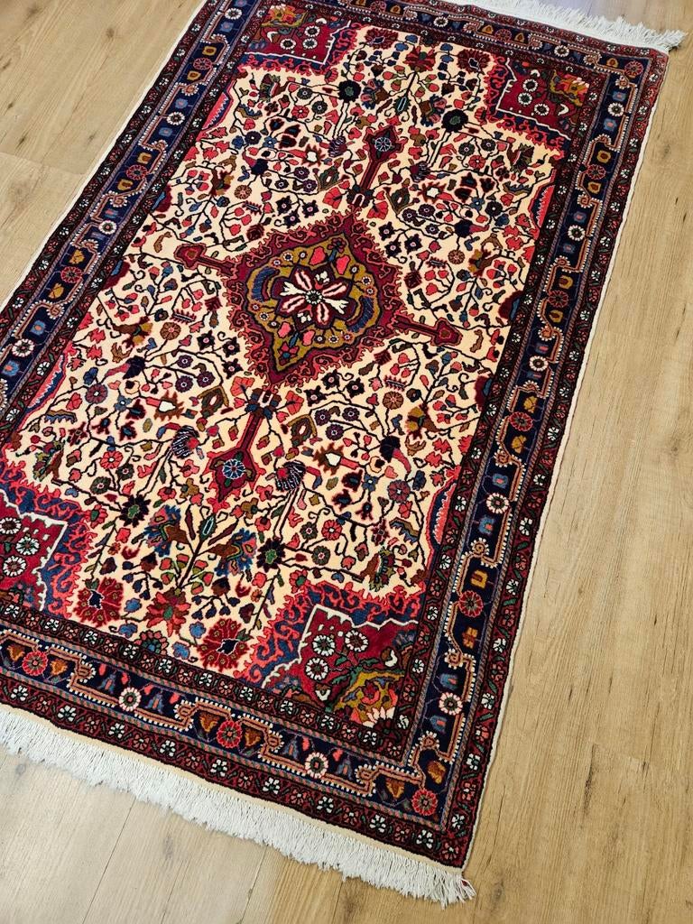 Handgeknoopt perzisch tapijt sarough 173x102, Info@SlatsAntiek.nl, Crème, 100 tot 150 cm, Perzisch