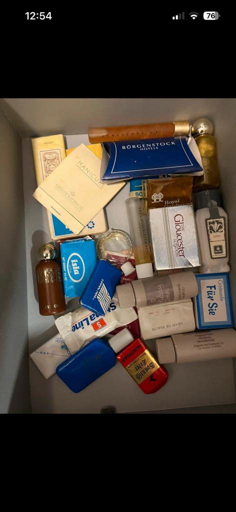Vintage zeepjes/testers hotel en vliegtuigmaatschapij, Verzamelen, Ophalen of Verzenden, Persoonlijke verzorging