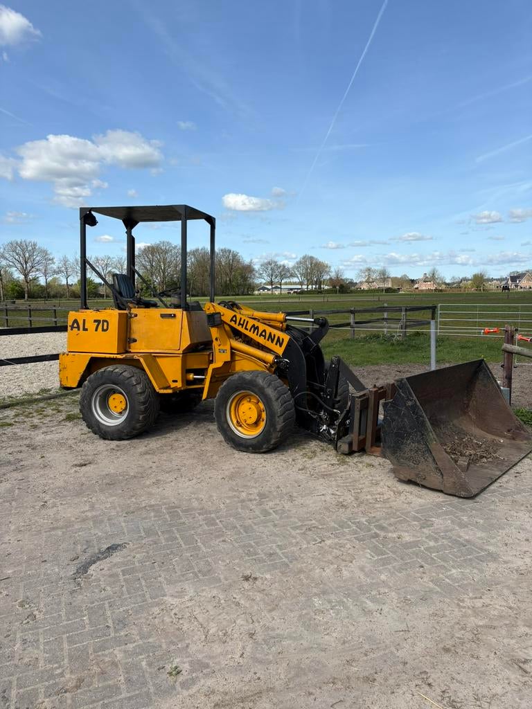 Ahlmann AL 7D shovel knikshobel, Ophalen, Overige, Werkplaats, Gebouw of Erf, /
