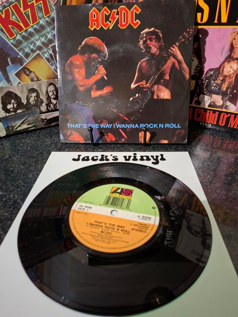 AC/DC - That's The Way I Wanna Rock N Roll Single 1988, Ophalen of Verzenden, Zo goed als nieuw