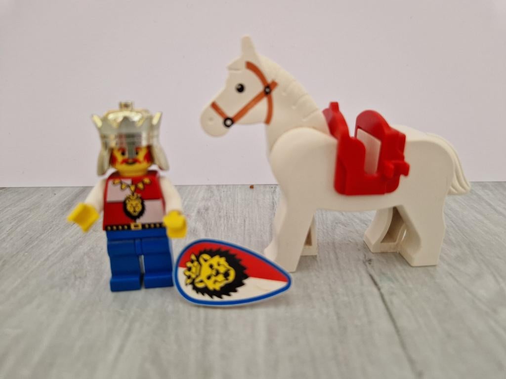 Lego minifiguur King + paard, Ophalen of Verzenden