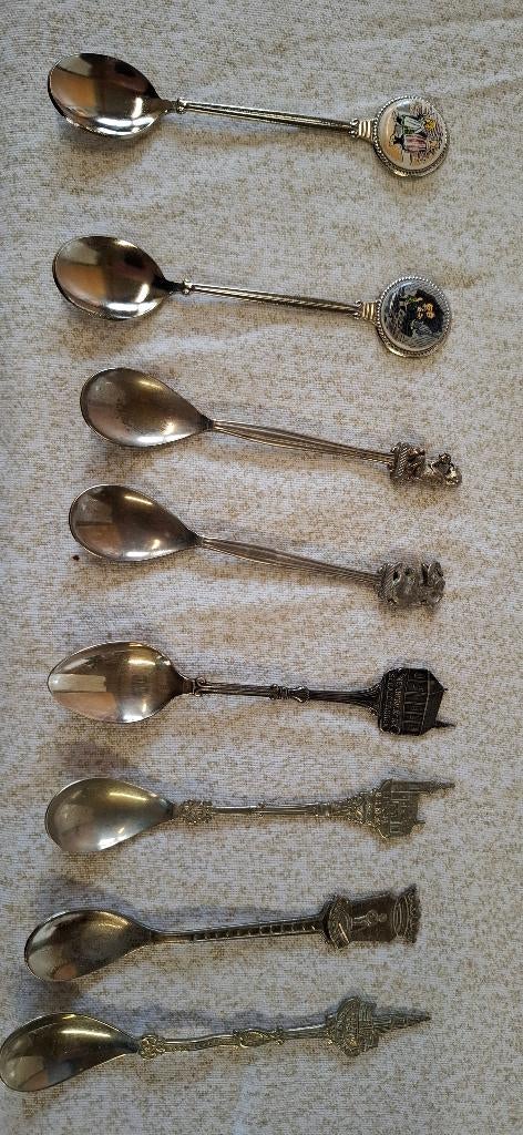 Oude lepeltjes 8 stuks, Ophalen of Verzenden