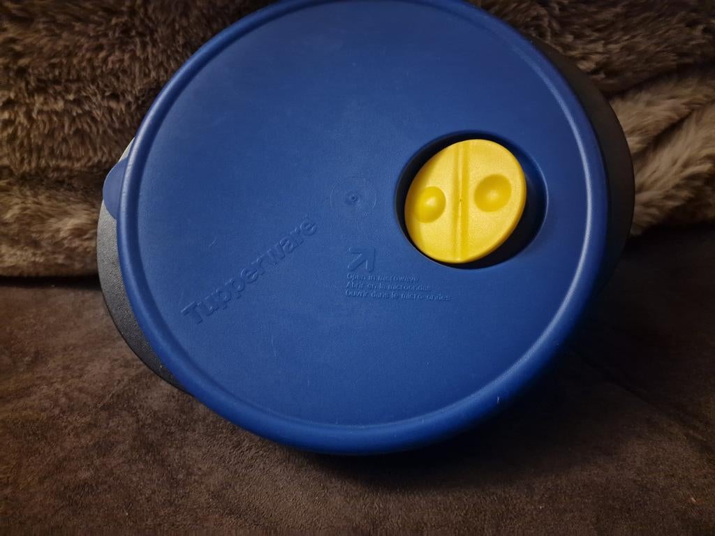 Tupperware Crystal Wave magnetronschaal/bord, Ophalen of Verzenden, Zo goed als nieuw, Blauw, Overige typen