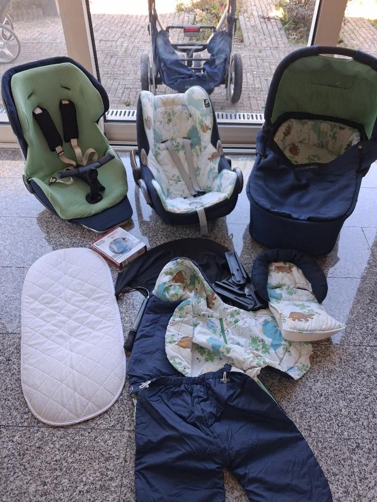 Maxi Cosi Mura combi wandelwagen 3 in 1 met extra's, Ophalen, Gebruikt, Verstelbare duwstang, Combiwagen