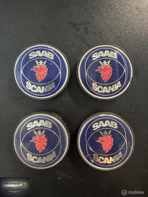 Saab Scania naafkapjes orgineel in nette staat, Gebruikt, Ophalen of Verzenden, Saab
