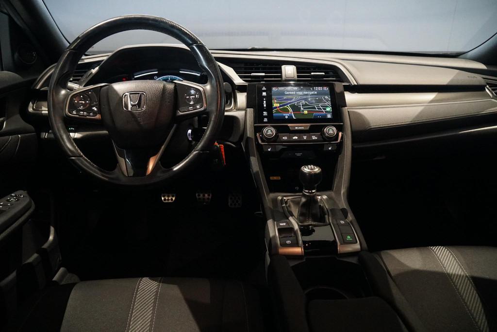 Honda Civic 1.0 i-VTEC Elegance + APPLE CARPLAY / TREKHAAK, Stof, Gebruikt, Euro 6, Adaptive Cruise Control