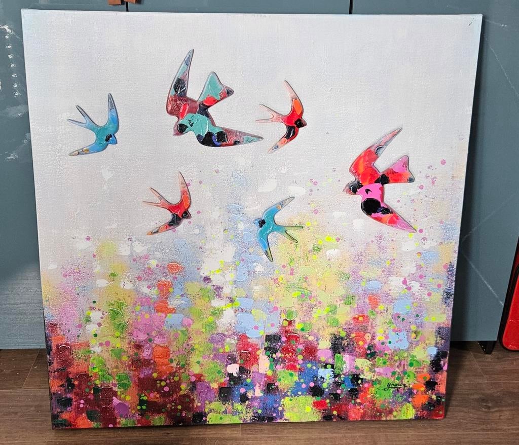 Ruud de Wild: Oil Painting Fly Away, Ophalen of Verzenden