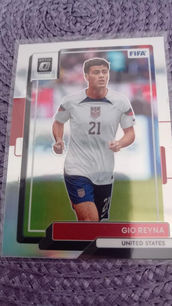 Gio Reyna Panini Donruss Soccer kaart, Ophalen of Verzenden