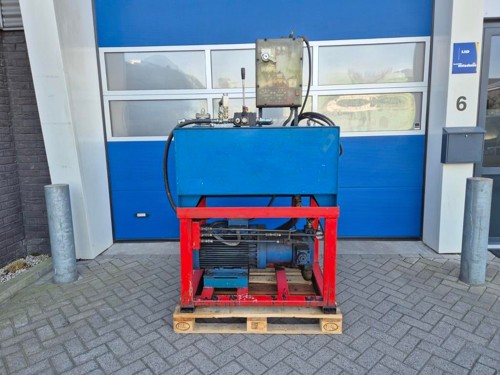 FBM POWER Hydrauliek unit 22KW Moter 32 ltr/pm, Info@bolkmachinehandel.nl, Zweden, Ophalen of Verzenden, Gebruikt